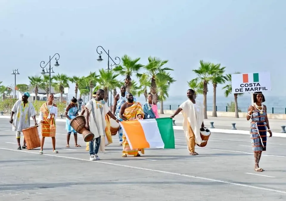 Parade des tenues traditionnelles africaines — Malabo 2020