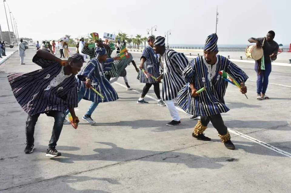 Parade des tenues traditionnelles africaines — Malabo 2020