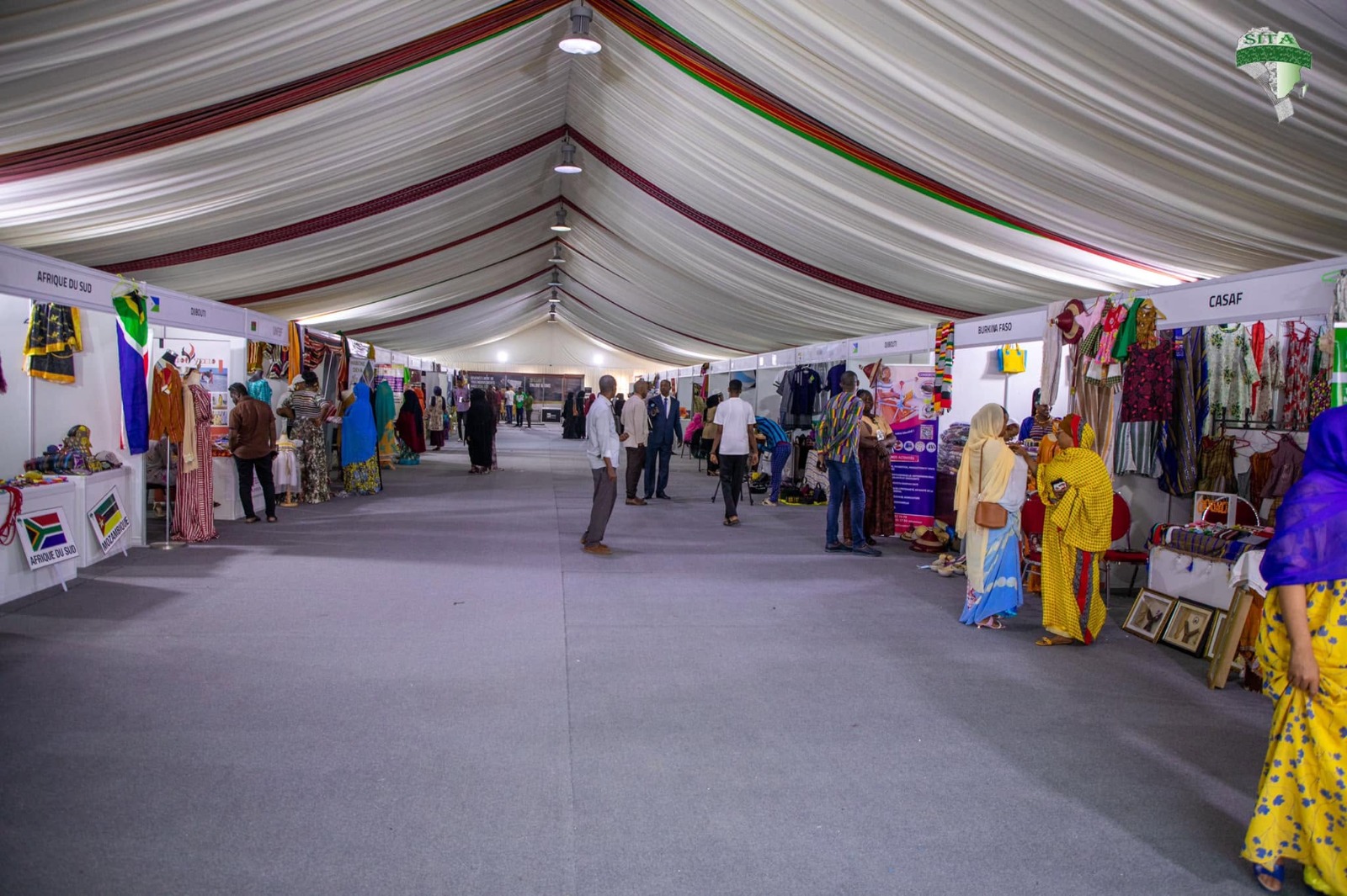 Stands d'exposition du salon